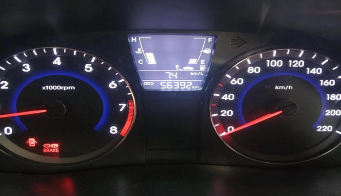 2012 Hyundai Verna FLUIDIC 1.4 VTVT, Petrol, Manual, 56,392 km, interior