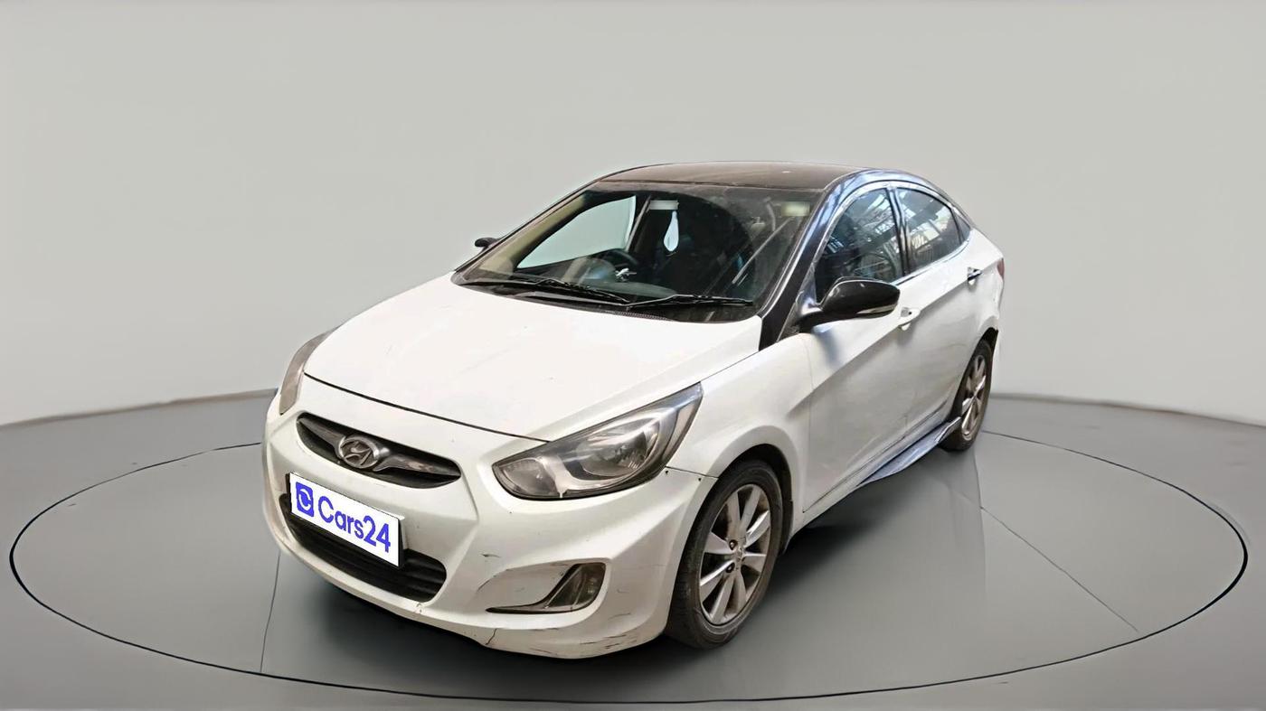 2012 Hyundai Verna FLUIDIC 1.6 CRDI EX, Diesel, Manual, 27,654 km, exterior