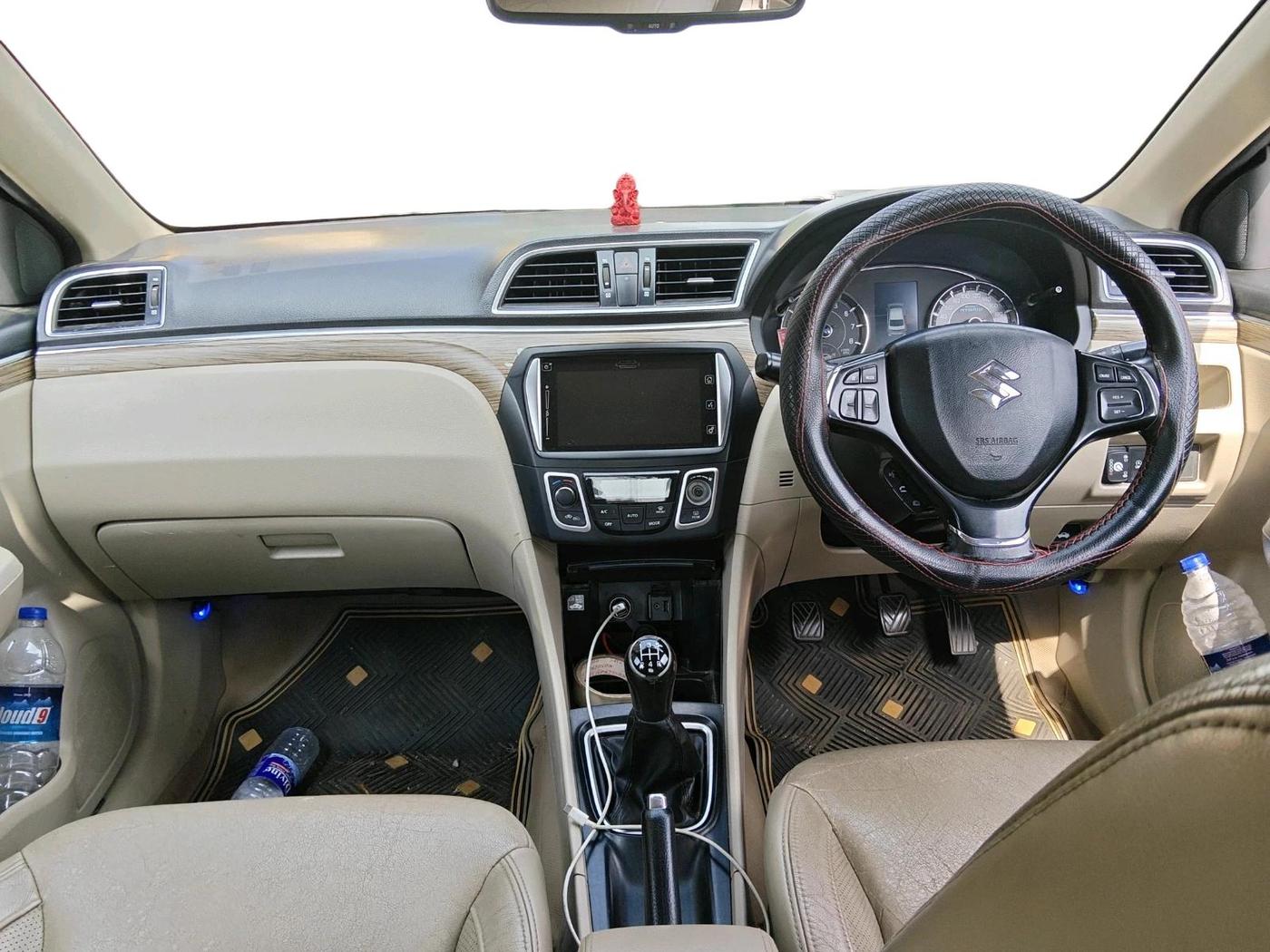 2018 Maruti Ciaz ALPHA 1.5 SHVS PETROL, CNG, Manual, 81,982 km, interior