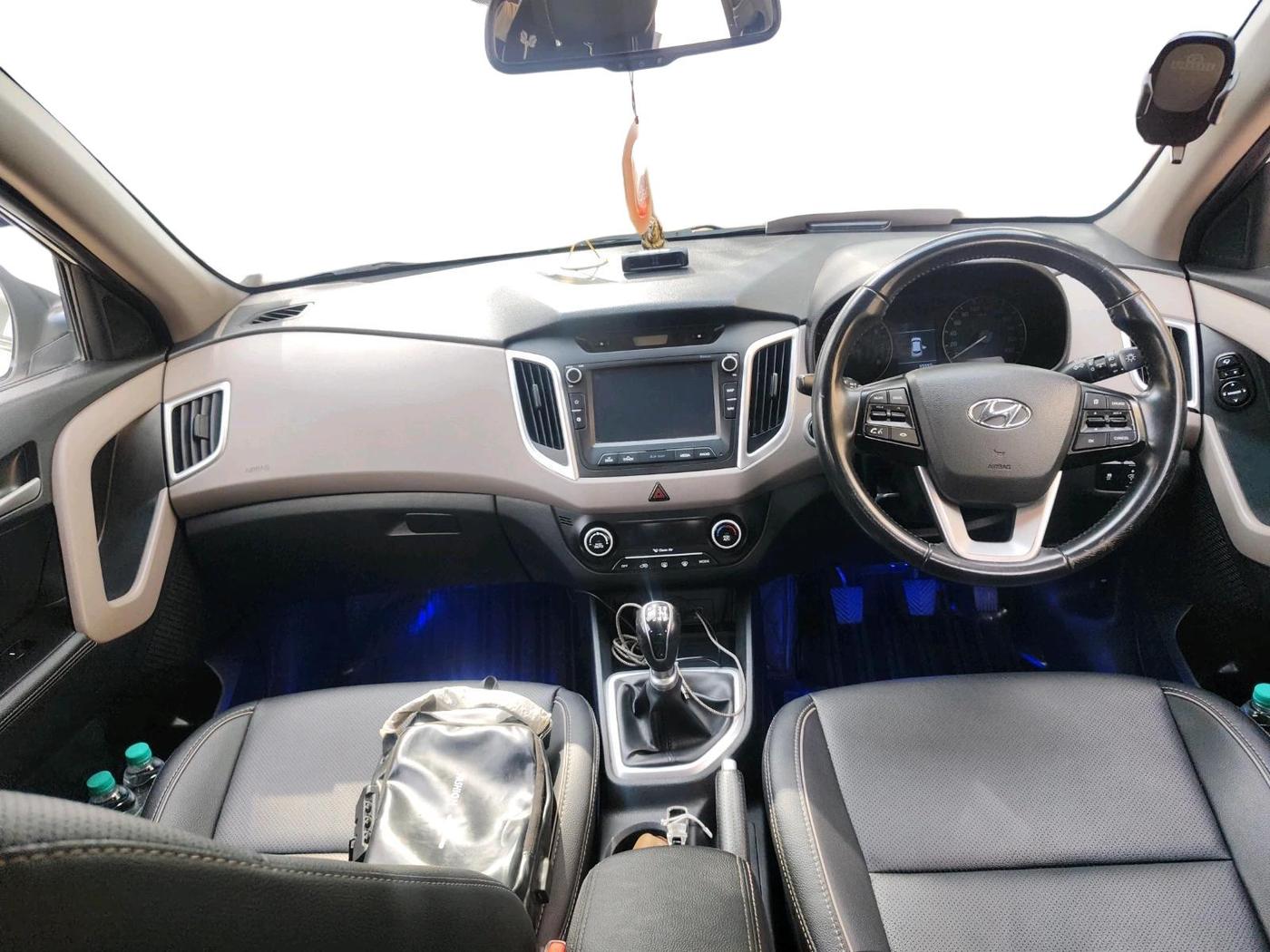 2018 Hyundai Creta SX (O) 1.6 PETROL, Petrol, Manual, 85,997 km, interior