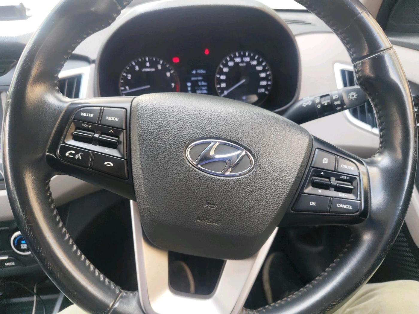 2018 Hyundai Creta SX (O) 1.6 PETROL, Petrol, Manual, 85,997 km, interior