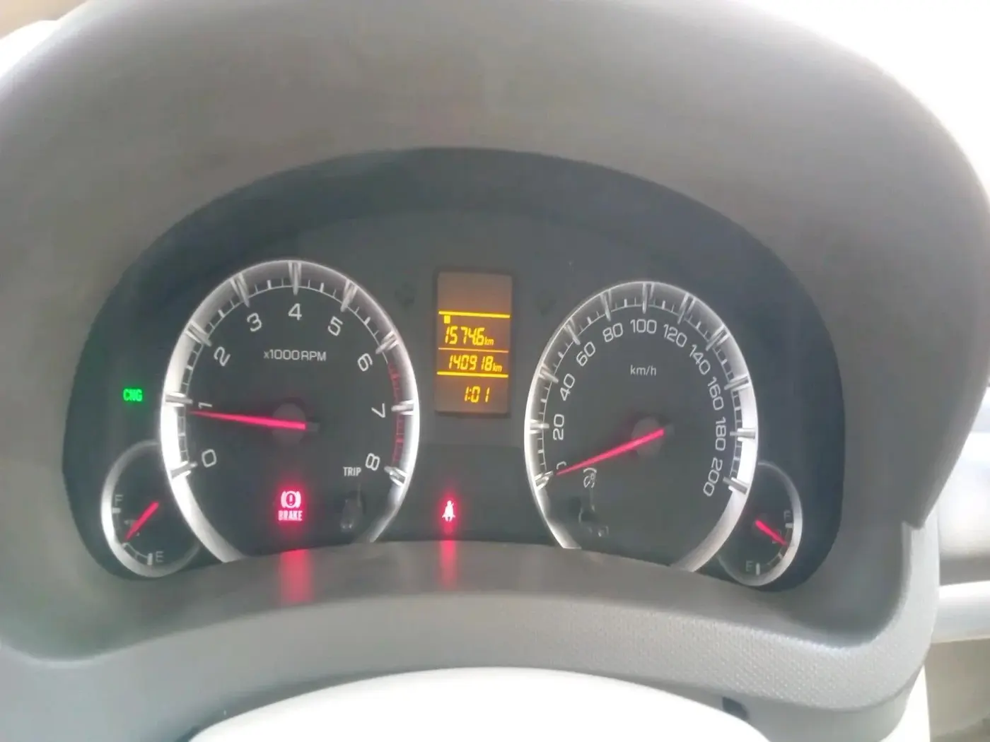 2014 Maruti Ertiga VXI CNG, CNG, Manual, 1,40,918 km, interior