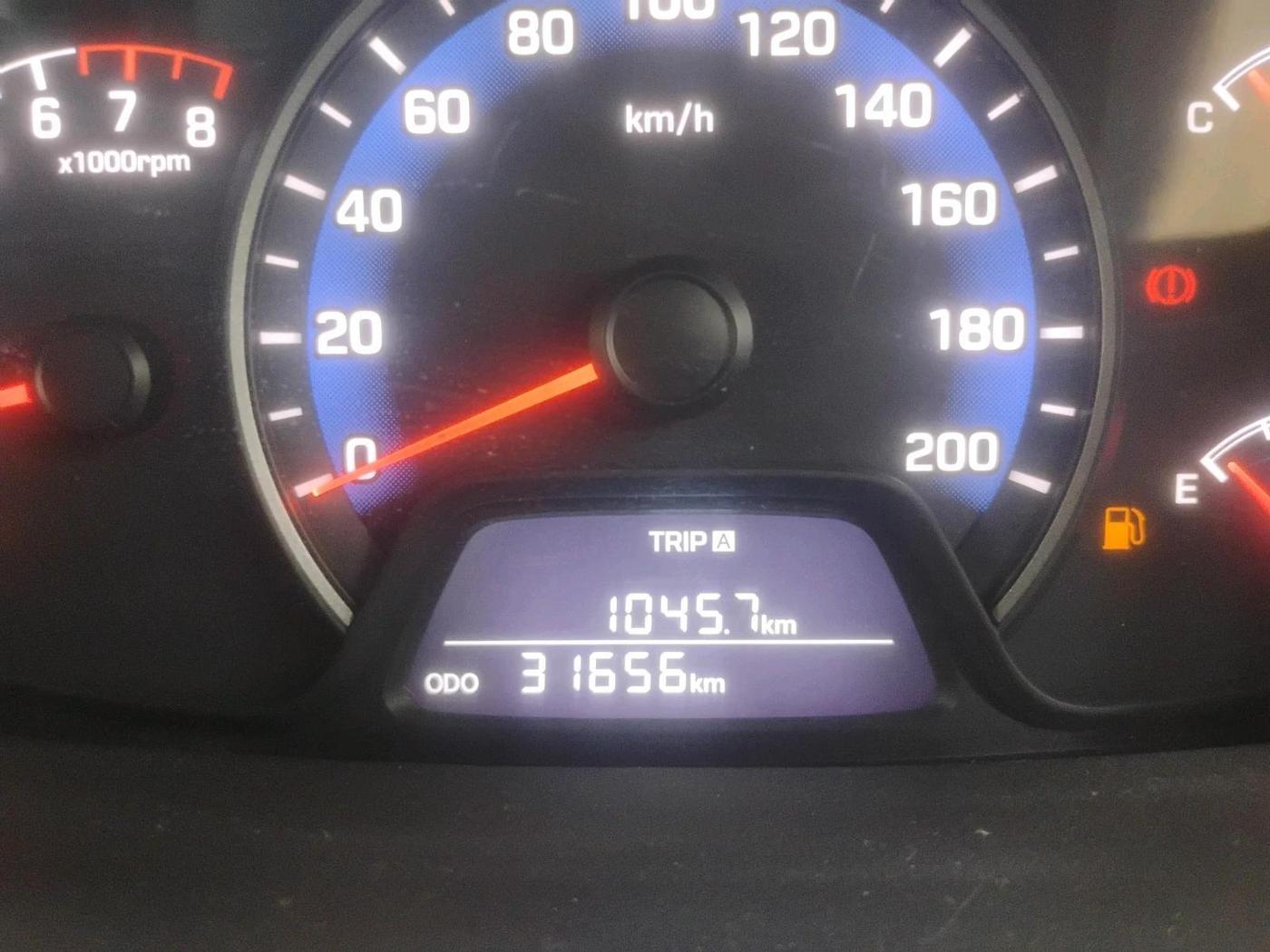 2014 Hyundai Xcent S (O) 1.2, Petrol, Manual, 31,656 km, interior
