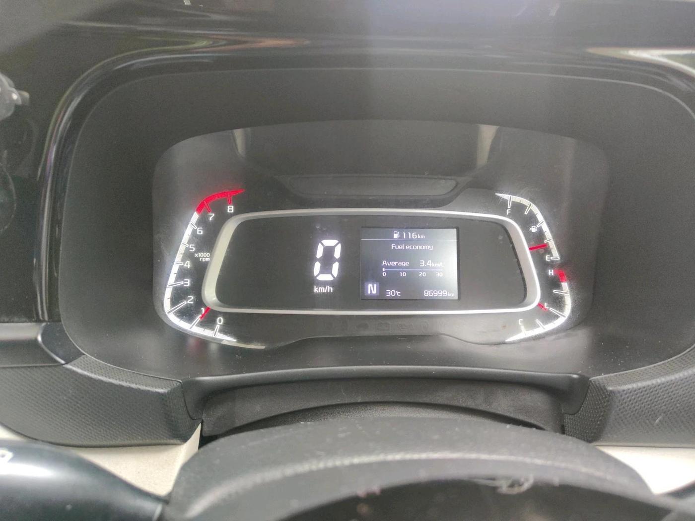 2020 KIA SONET HTX 1.0 IMT, Petrol, Manual, 86,999 km, interior