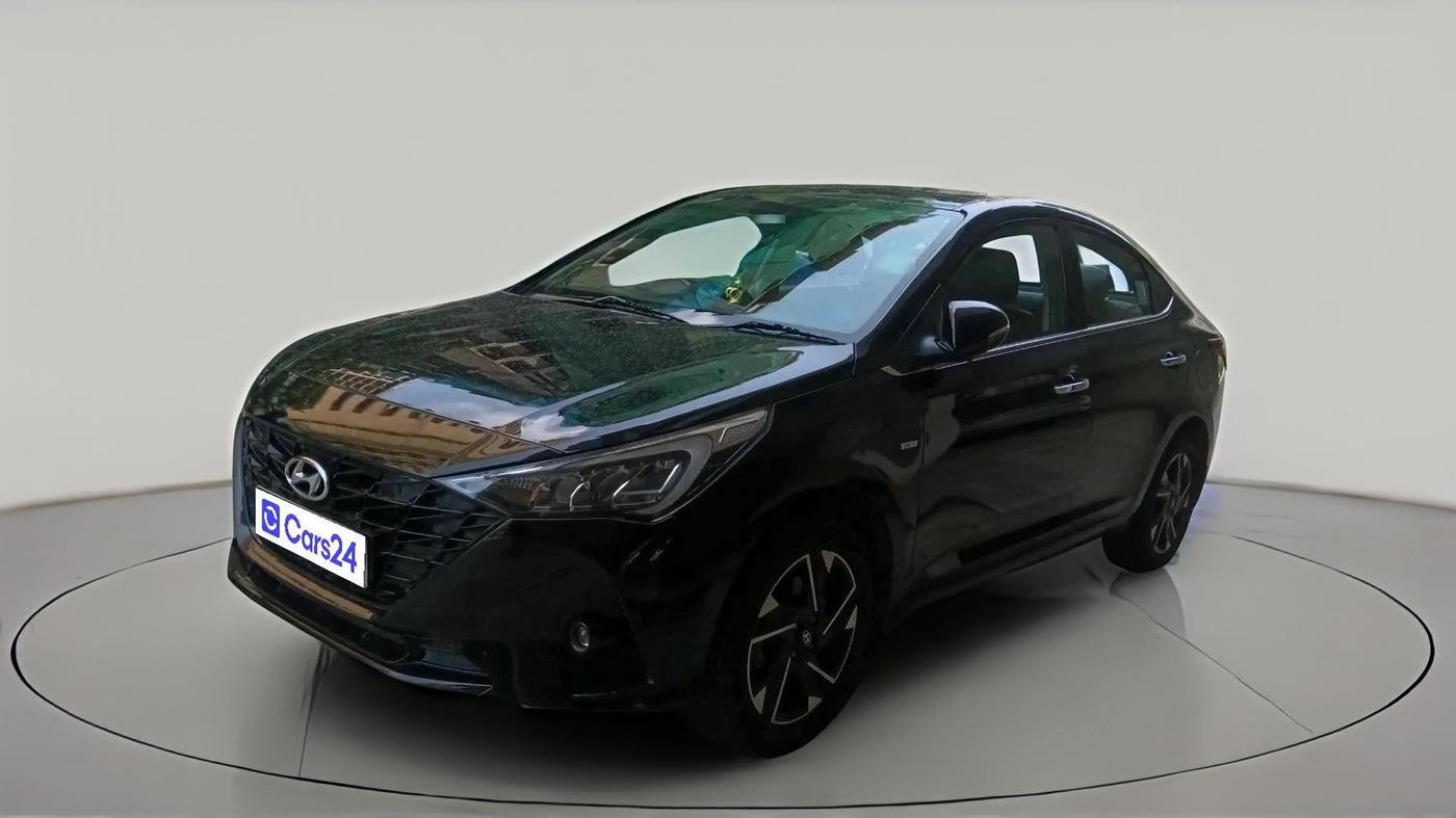 2021 Hyundai Verna SX (O) 1.0 TURBO DCT, Petrol, Automatic, 23,373 km, exterior
