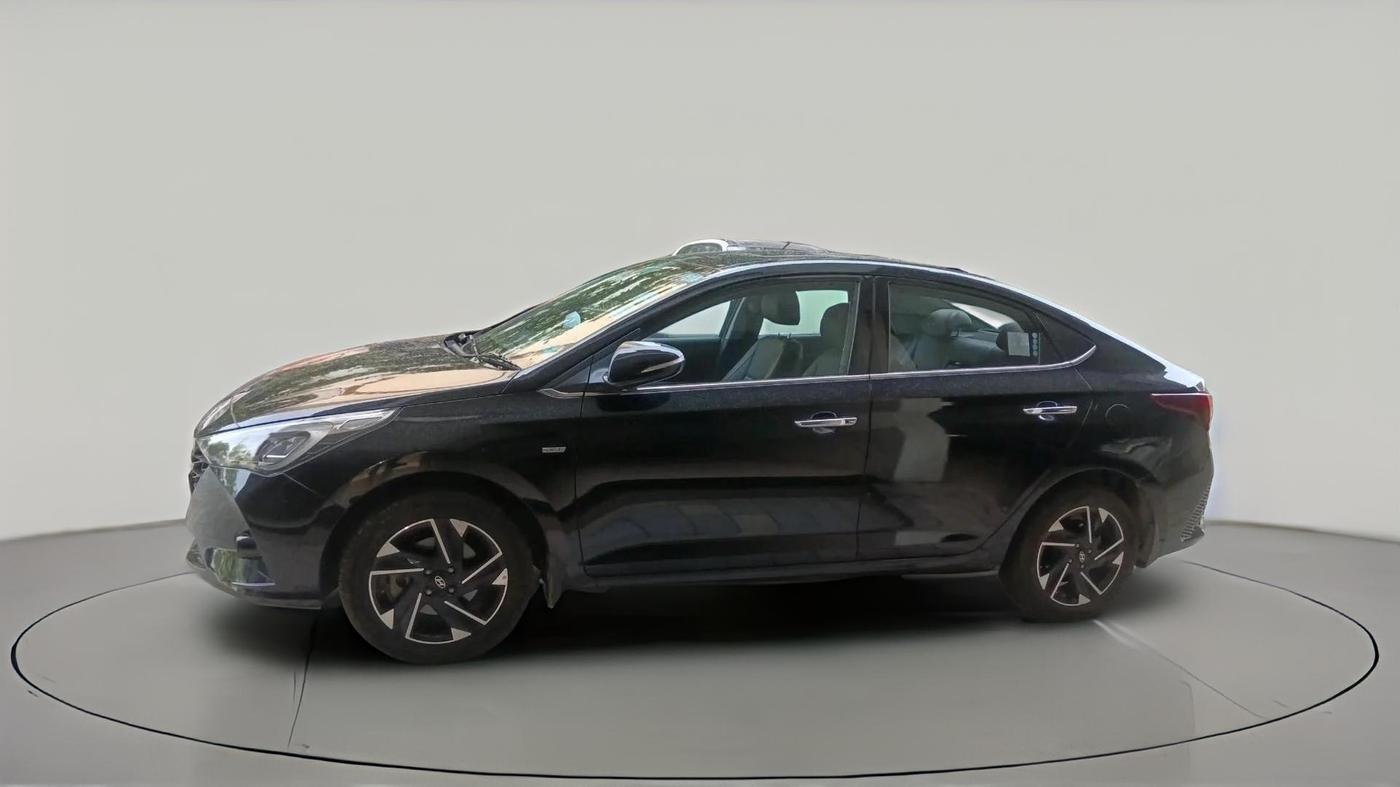 2021 Hyundai Verna SX (O) 1.0 TURBO DCT, Petrol, Automatic, 23,373 km, exterior