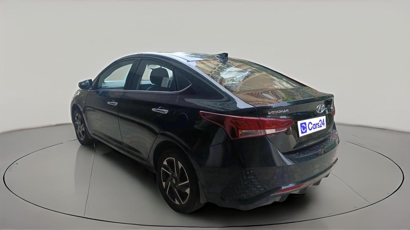 2021 Hyundai Verna SX (O) 1.0 TURBO DCT, Petrol, Automatic, 23,373 km, exterior