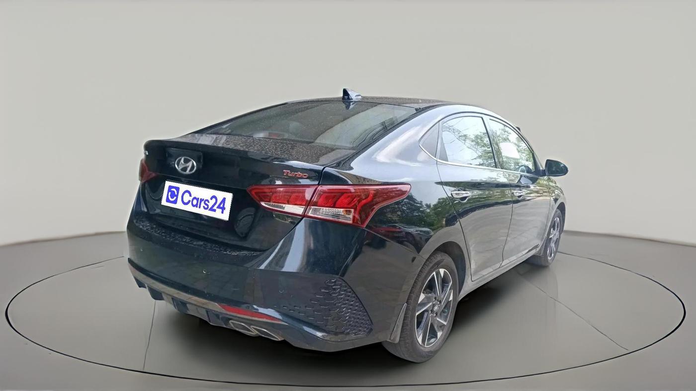 2021 Hyundai Verna SX (O) 1.0 TURBO DCT, Petrol, Automatic, 23,373 km, exterior