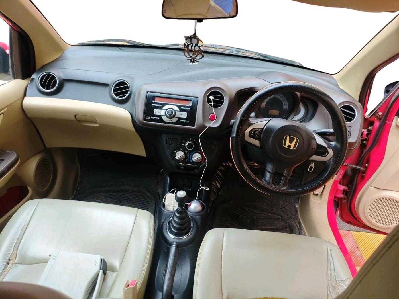 2012 Honda Brio S MT, Petrol, Manual, 1,15,678 km, interior