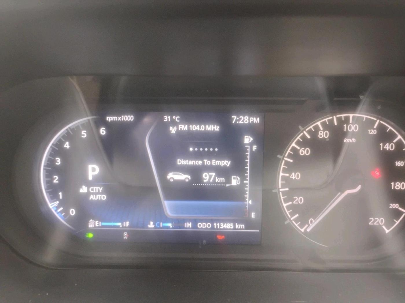 2021 Tata Harrier XZA 2.0L, Diesel, Automatic, 1,13,485 km, interior