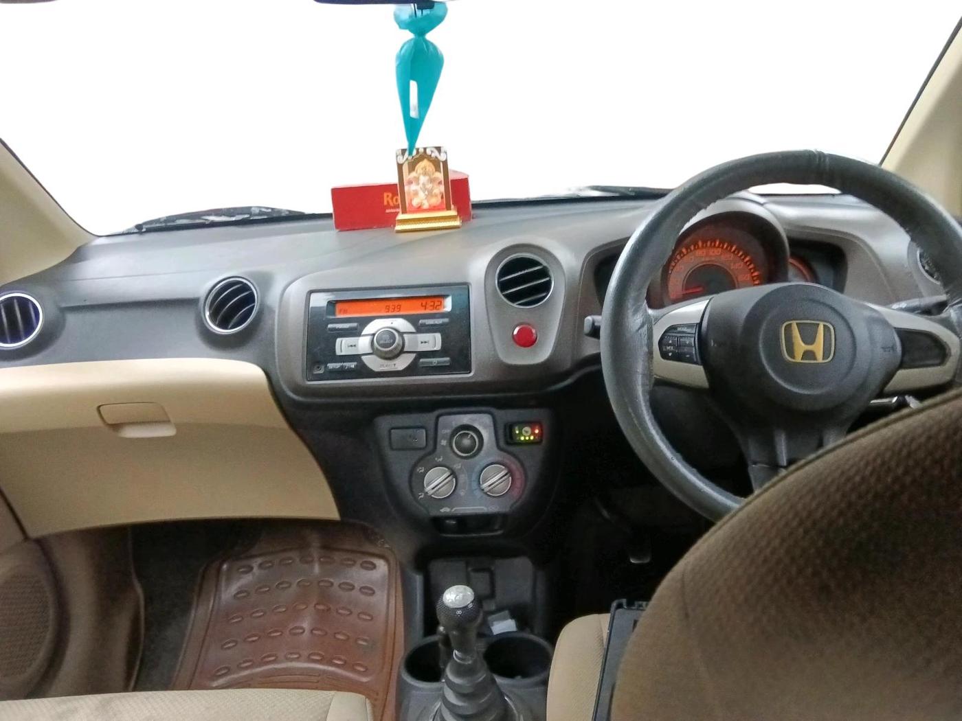 2012 Honda Brio S MT, Petrol, Manual, 1,02,022 km, interior
