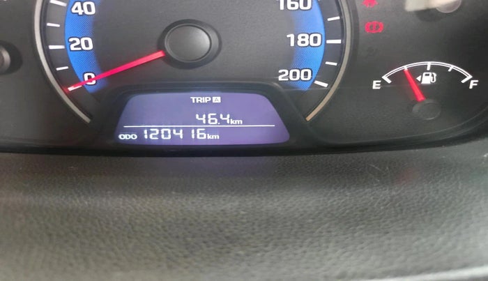 2014 Hyundai Xcent SX 1.2, CNG, Manual, 1,20,416 km, interior