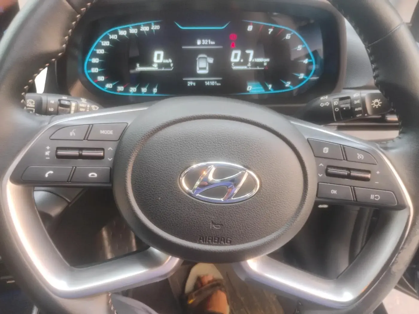 2023 Hyundai NEW I20 ASTA (O) 1.2 MT, Petrol, Manual, 14,101 km, interior