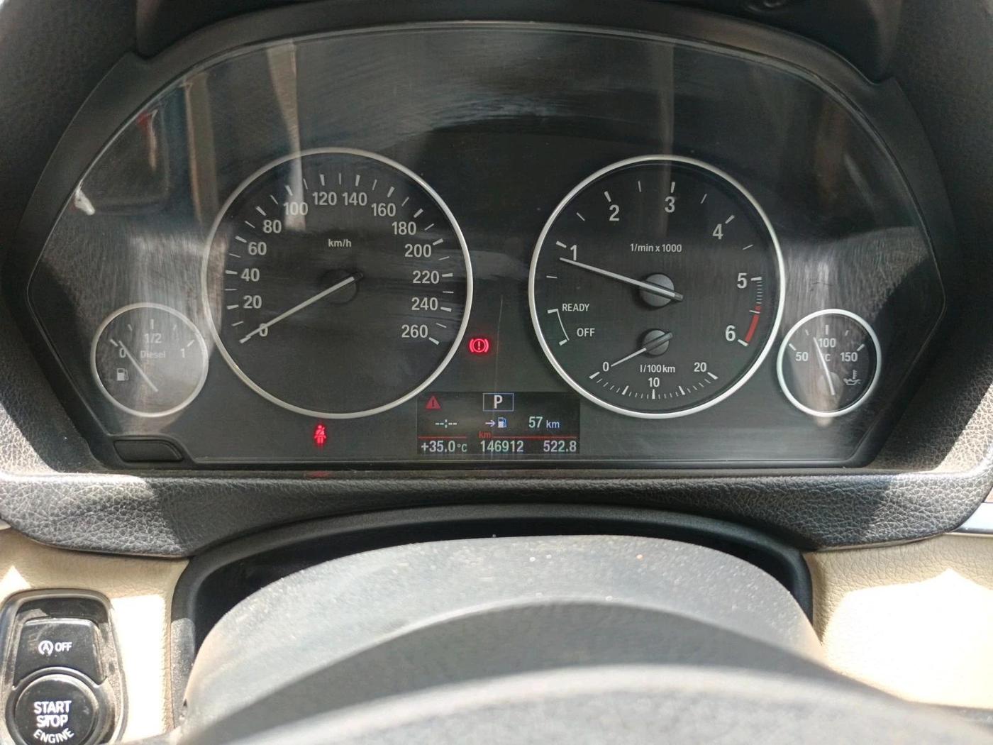 2013 BMW 3 Series 320d, Diesel, Automatic, 1,46,912 km, interior