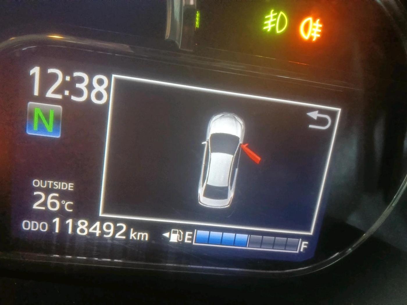 2018 Toyota YARIS VX CVT, Petrol, Automatic, 1,18,492 km, interior