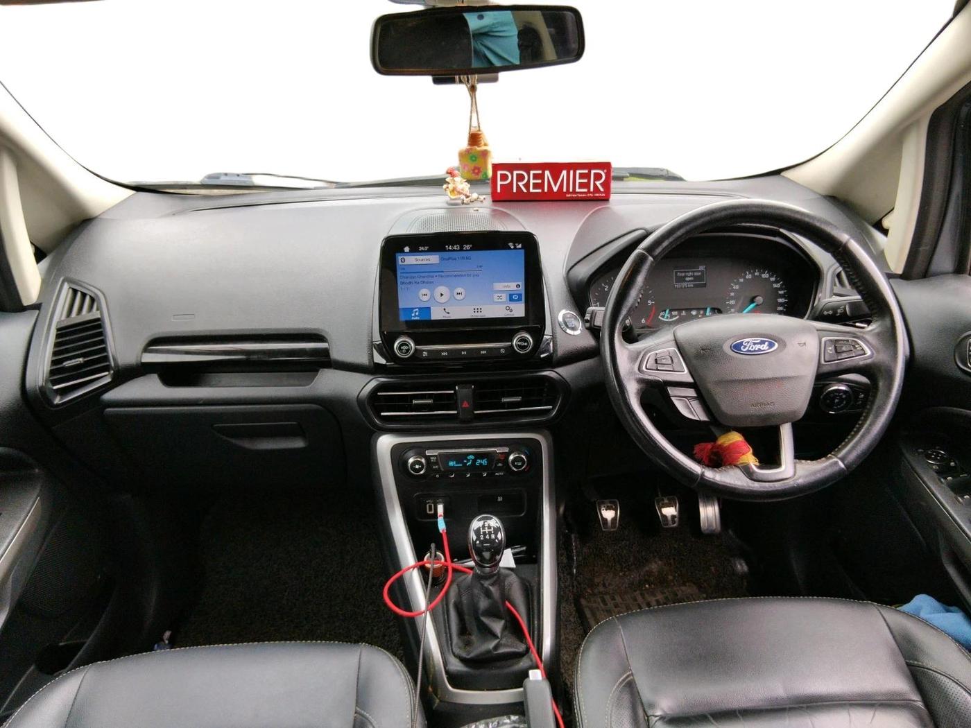 2018 Ford Ecosport TITANIUM + 1.5L DIESEL, Diesel, Manual, 1,93,175 km, interior