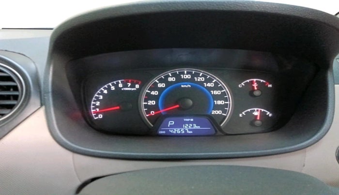 2013 Hyundai Grand i10 ASTA AT 1.2 KAPPA VTVT, CNG, Automatic, 42,657 km, interior