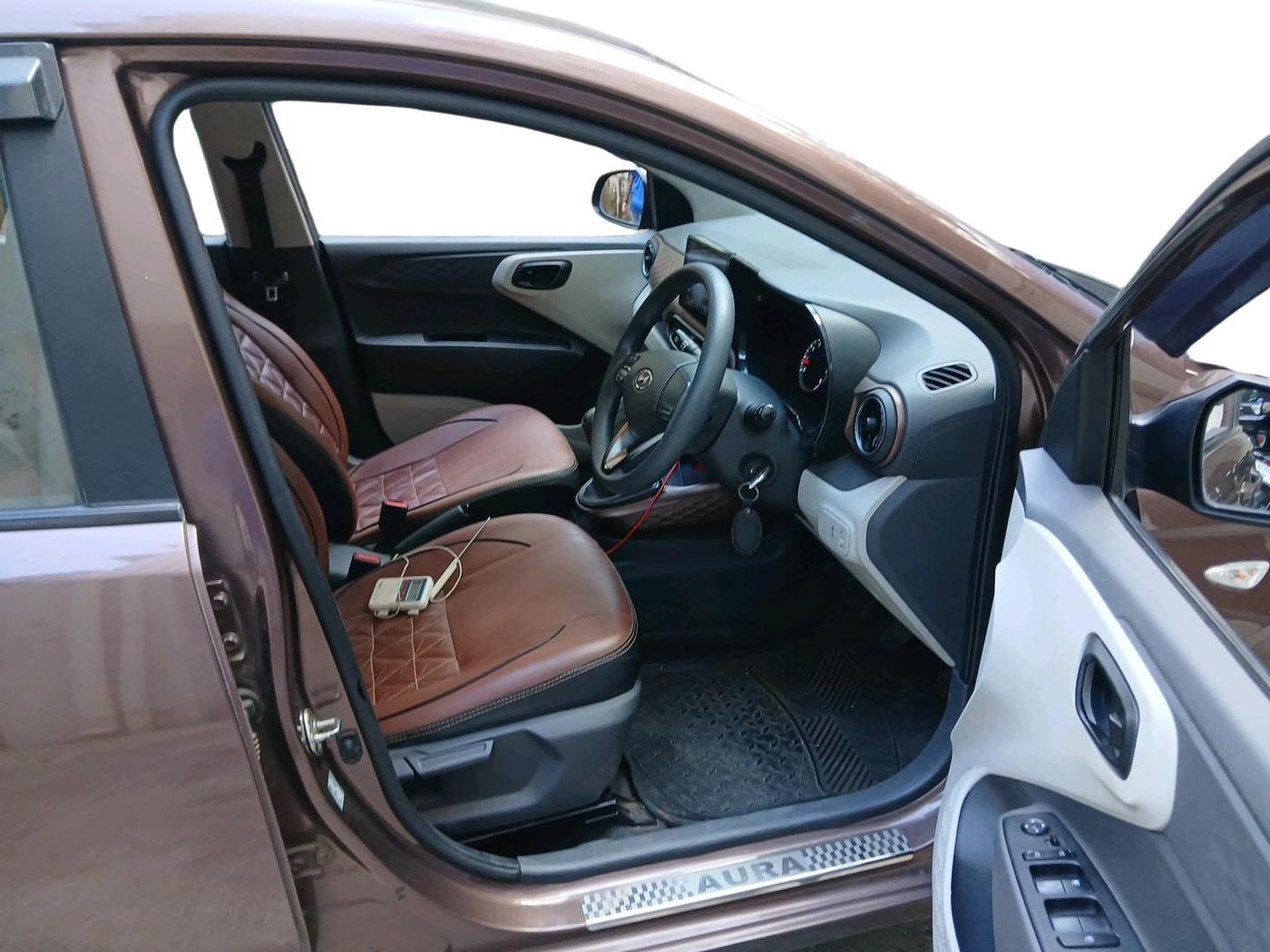 2021 Hyundai AURA S 1.2 CNG, CNG, Manual, 74,727 km, interior