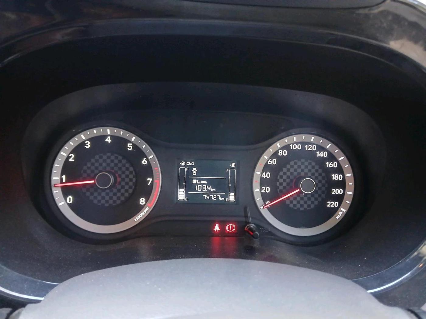 2021 Hyundai AURA S 1.2 CNG, CNG, Manual, 74,727 km, interior