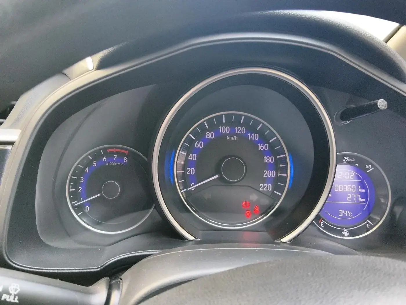 2017 Honda WR-V 1.2L I-VTEC VX MT, CNG, Manual, 83,601 km, interior