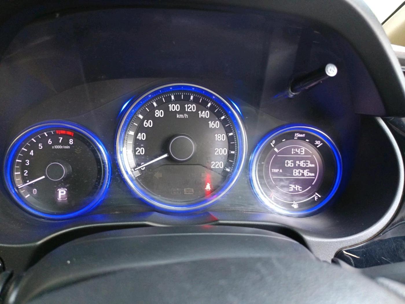 2015 Honda City 1.5L I-VTEC SV CVT, CNG, Automatic, 1,28,415 km, interior