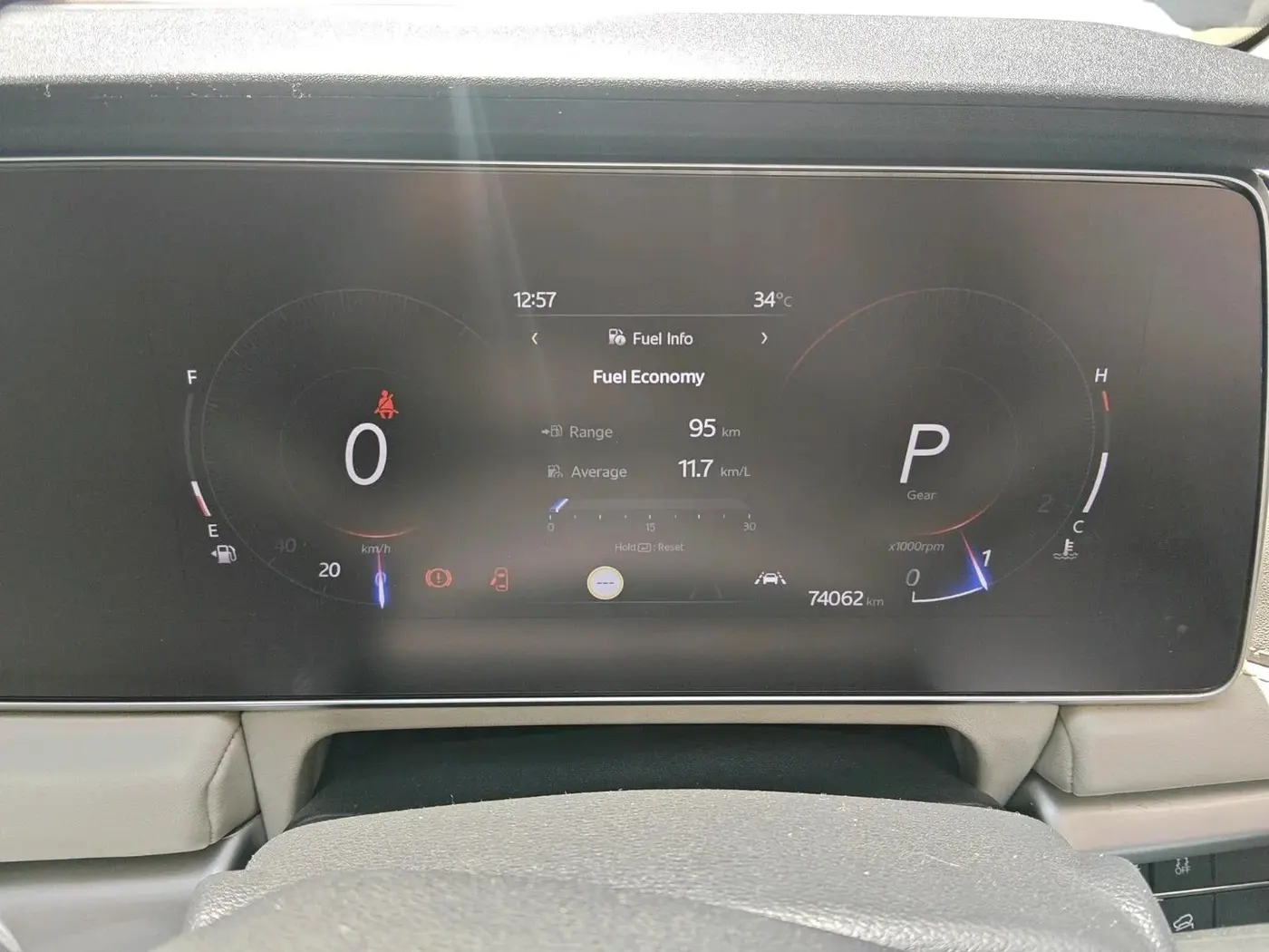 2021 Mahindra XUV700 AX 7 LUXURY P AT 7 STR, Petrol, Automatic, 74,062 km, interior