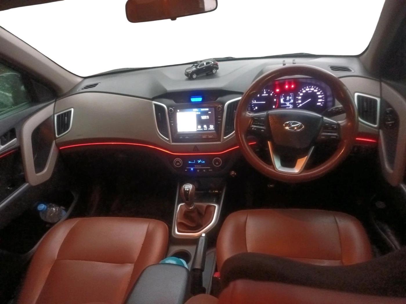 2018 Hyundai Creta SX 1.6 DIESEL, Diesel, Manual, 1,24,727 km, interior