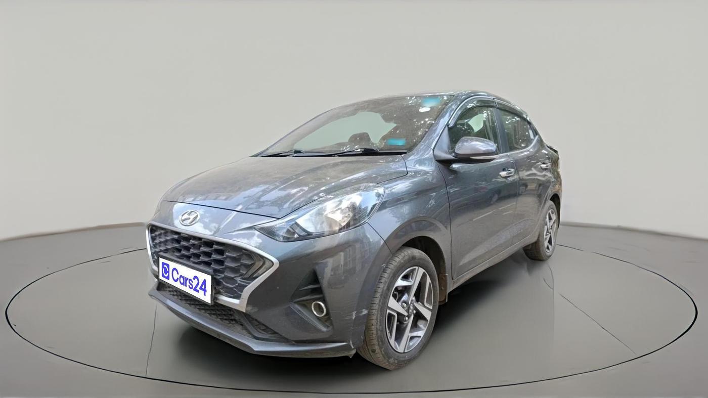 2022 Hyundai AURA SX 1.2 CNG, CNG, Manual, 37,477 km, exterior