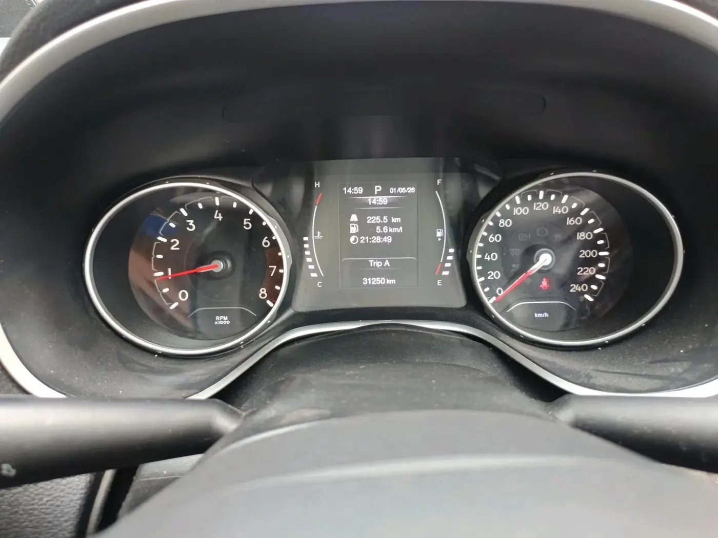 2018 Jeep Compass LIMITED 1.4 PETROL AT, Petrol, Automatic, 31,250 km, interior