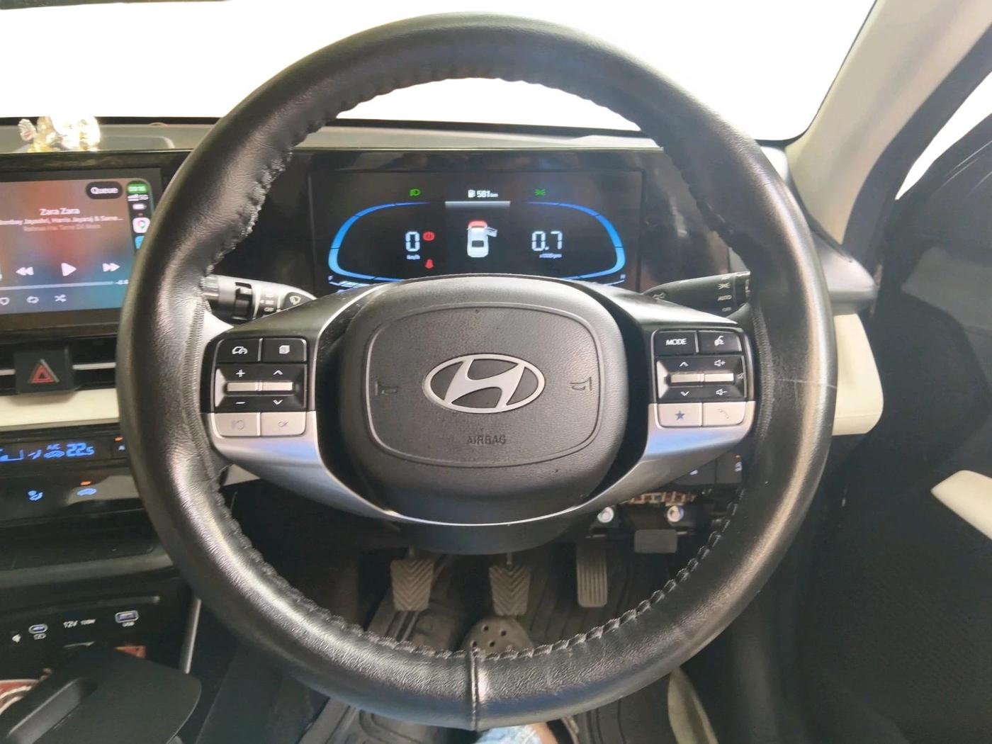 2023 Hyundai Verna SX 1.5 l MPI, Petrol, Manual, 34,500 km, interior