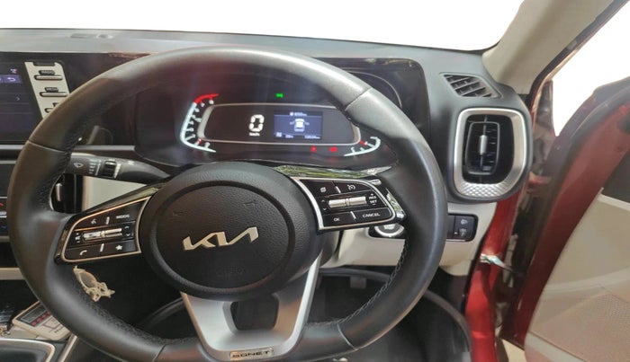2021 KIA SONET HTX 1.0 IMT, Petrol, Manual, 13,504 km, interior