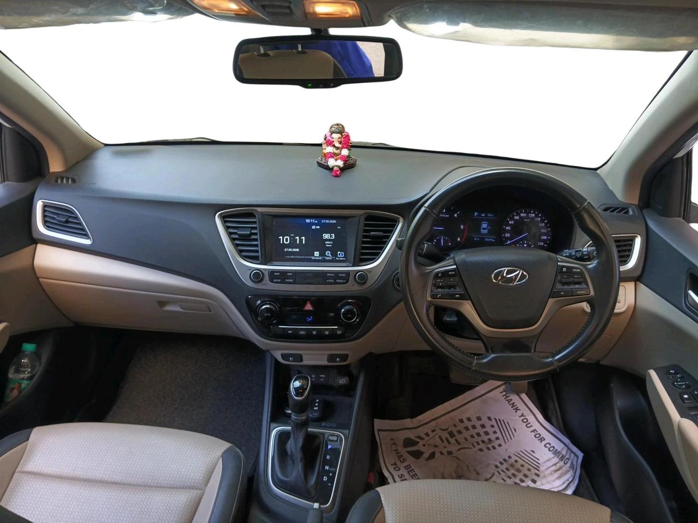 2019 Hyundai Verna 1.6 CRDI SX (O) AT, Diesel, Automatic, 35,844 km, interior