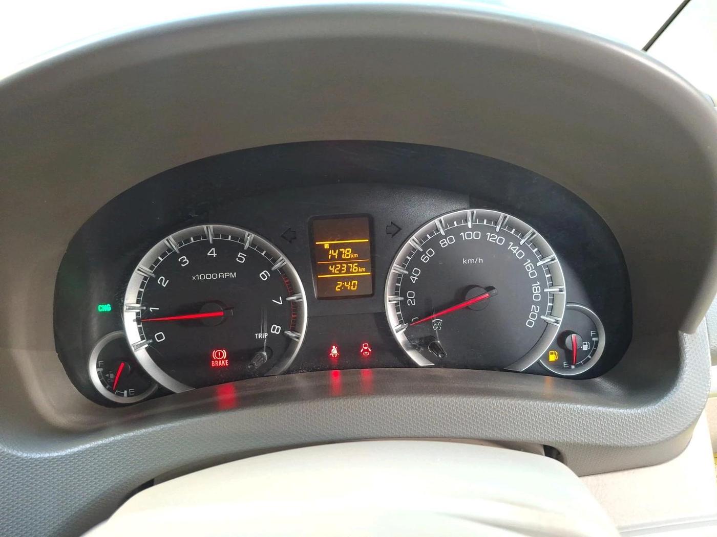 2016 Maruti Ertiga VXI CNG, CNG, Manual, 42,376 km, interior