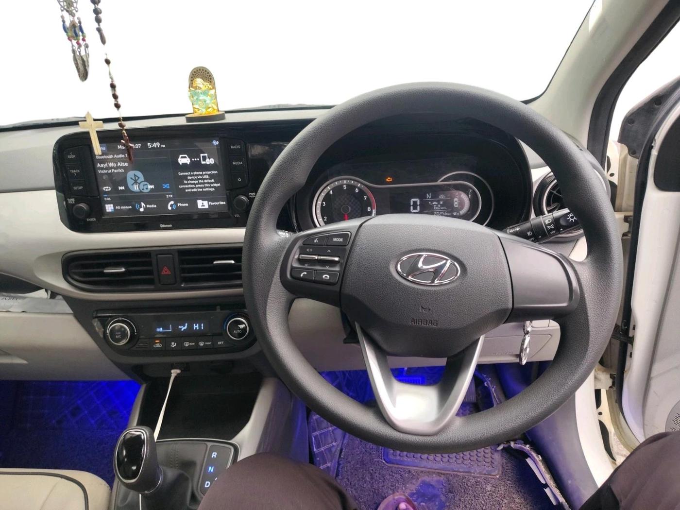 2021 Hyundai GRAND I10 NIOS SPORTZ AMT 1.2 KAPPA VTVT, Petrol, Automatic, 20,256 km, interior