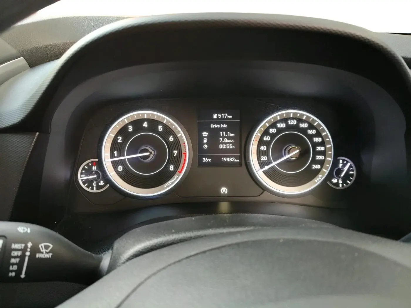 2023 Hyundai Creta S PLUS KNIGHT 1.5 PETROL, Petrol, Manual, 19,483 km, interior