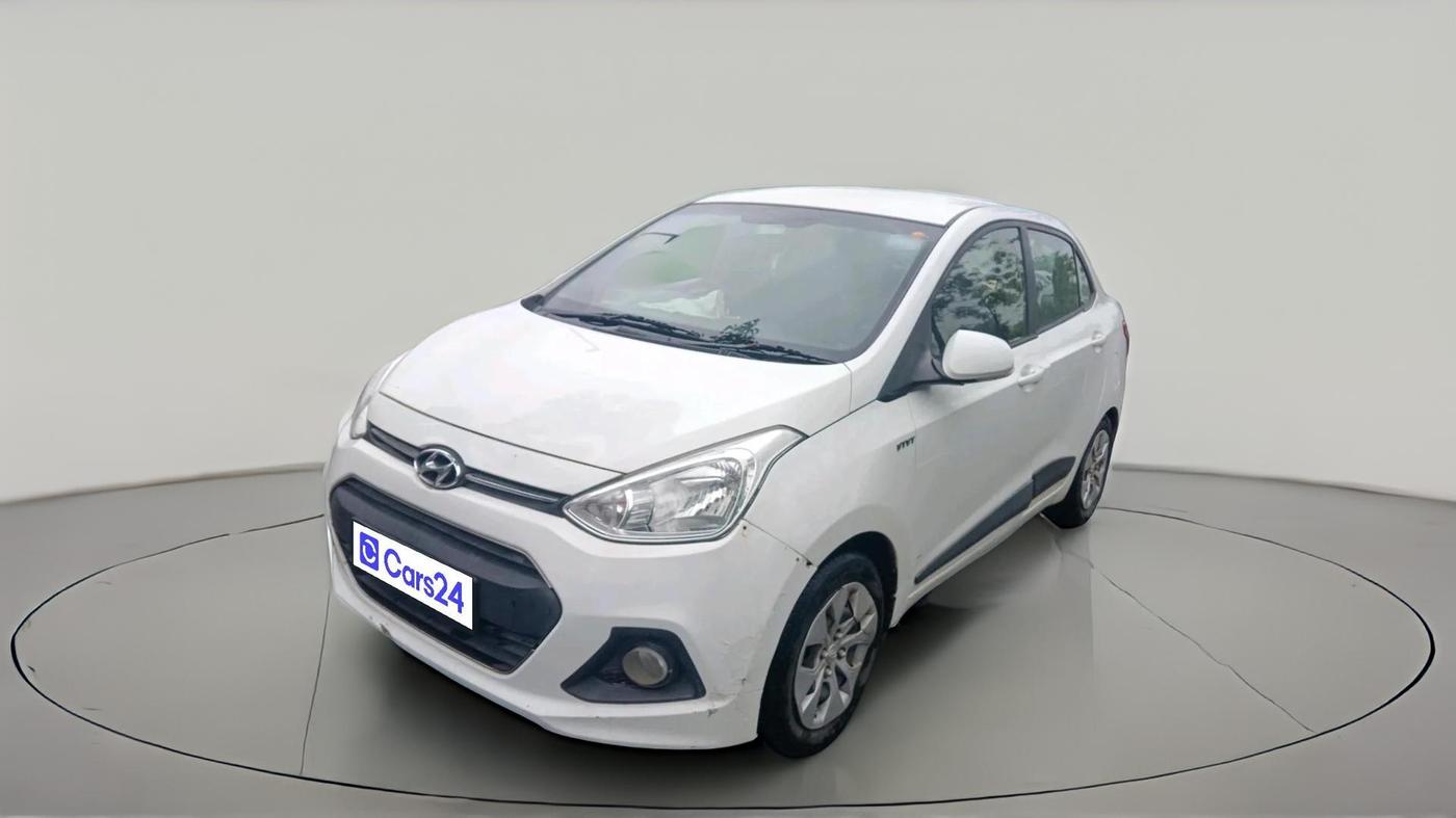 2016 Hyundai Xcent S 1.2, CNG, Manual, 1,37,365 km, exterior