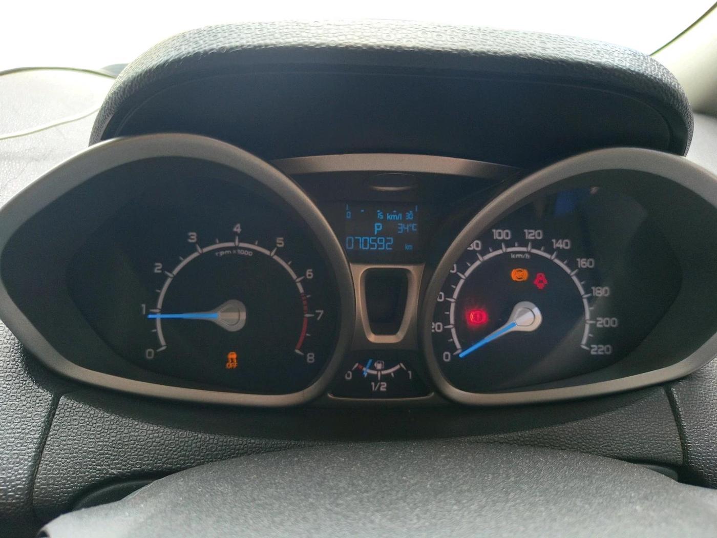 2014 Ford Ecosport TITANIUM 1.5L PETROL AT, Petrol, Automatic, 70,592 km, interior
