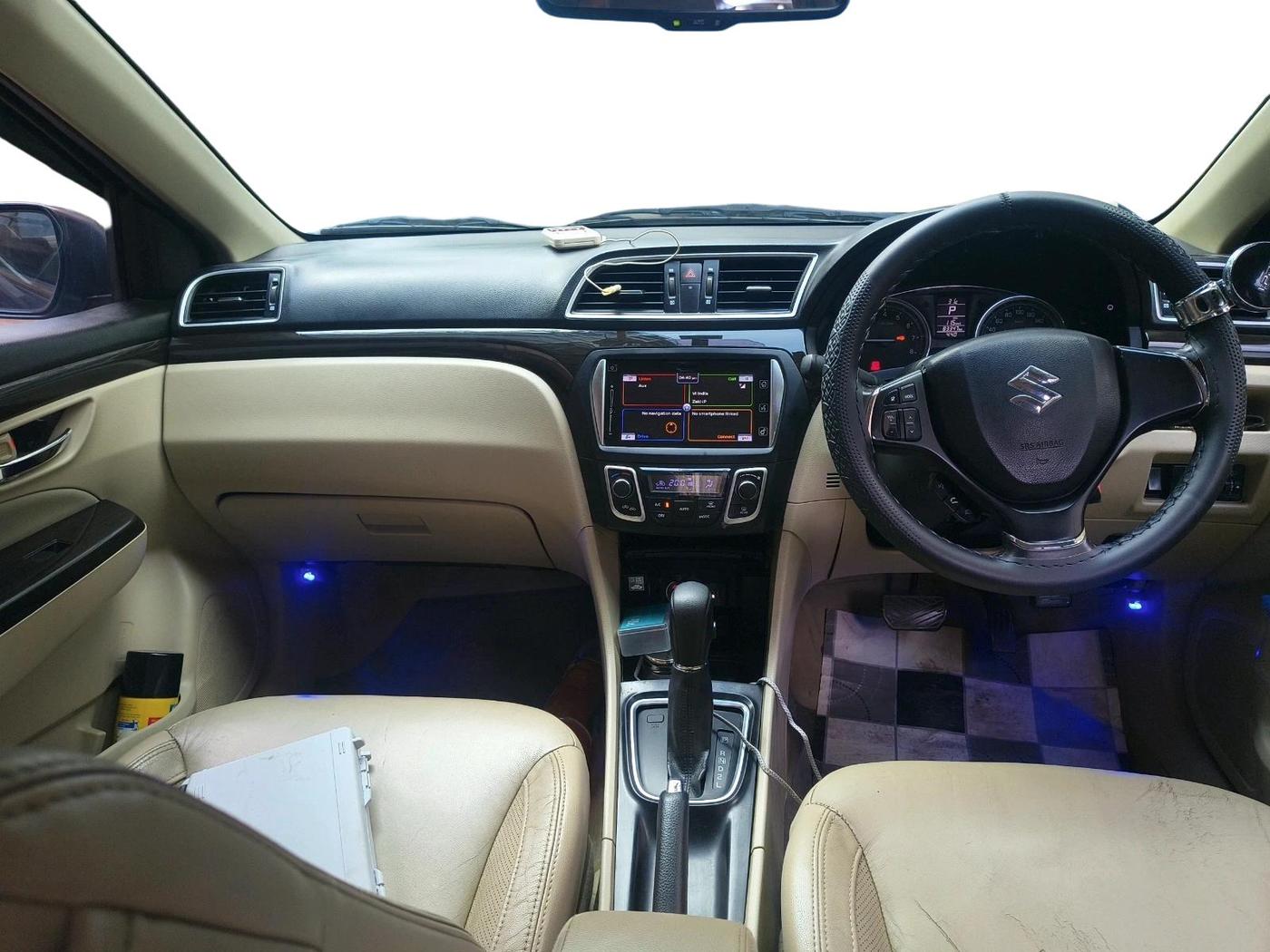 2017 Maruti Ciaz ALPHA  AT 1.4  PETROL, Petrol, Automatic, 83,347 km, interior
