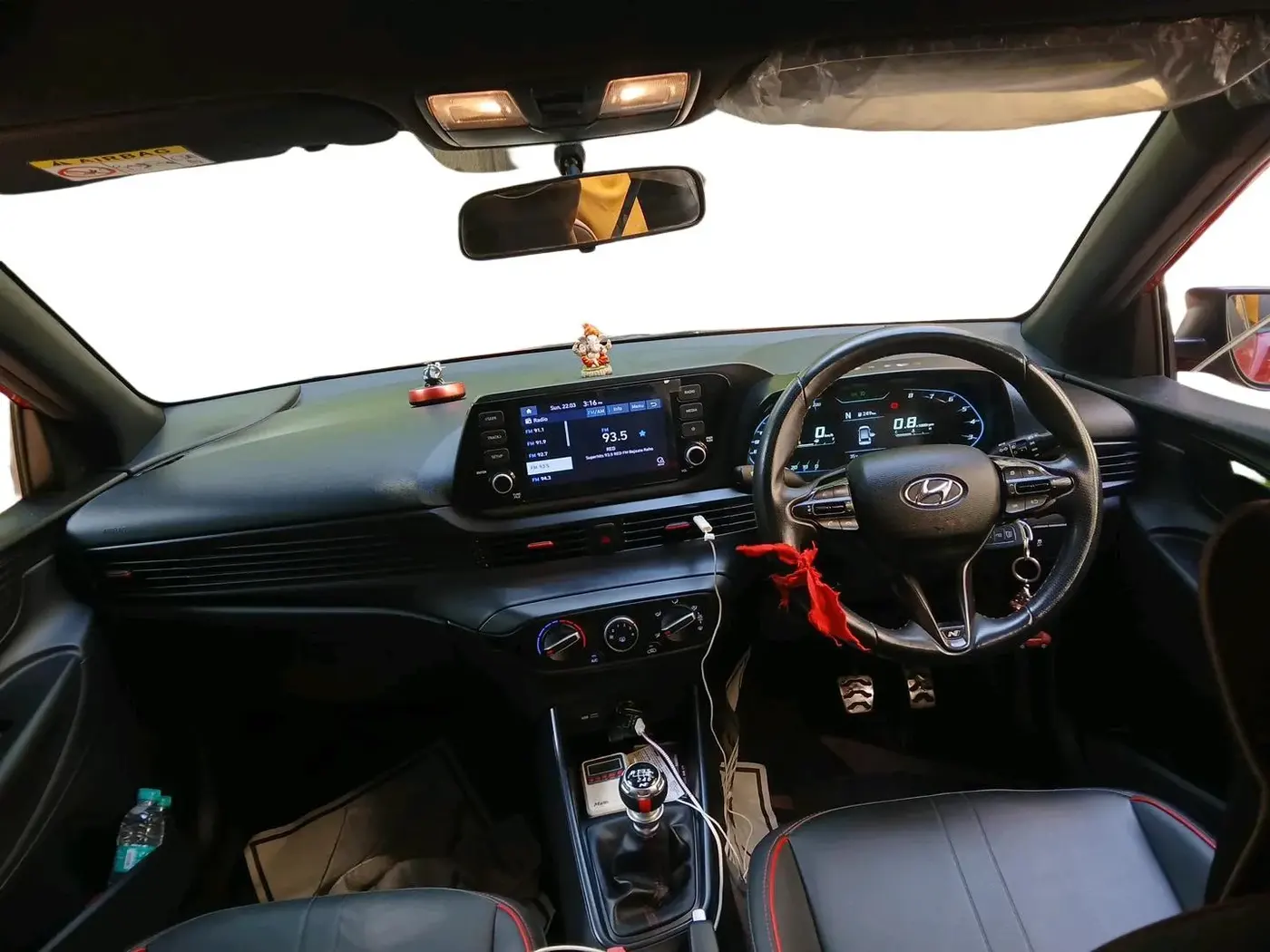 2022 Hyundai NEW I20 N LINE N6 1.0 TURBO GDI IMT DUAL TONE, Petrol, Manual, 15,993 km, interior