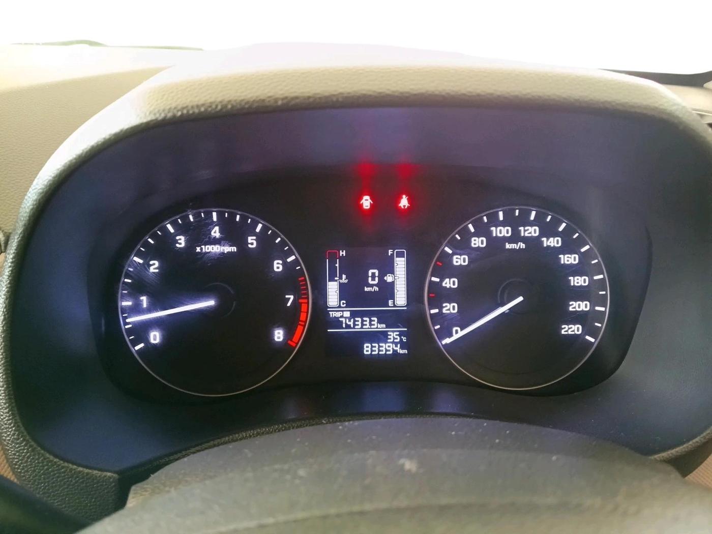 2016 Hyundai Creta SX PLUS AT 1.6 PETROL, Petrol, Automatic, 83,394 km, interior