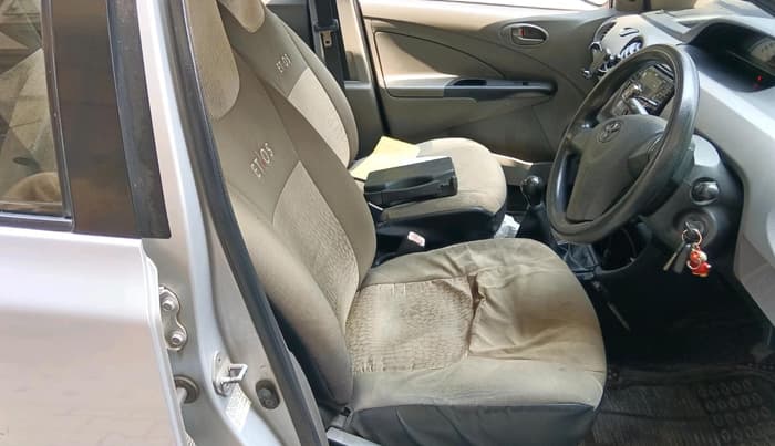 2011 Toyota Etios G, Petrol, Manual, 1,10,591 km, interior