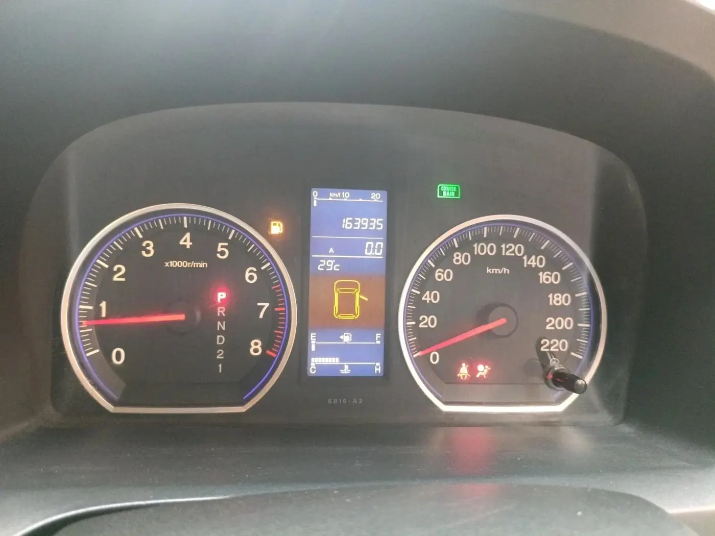 2011 Honda CRV 2.4 AWD AT, Petrol, Automatic, 1,63,935 km, interior