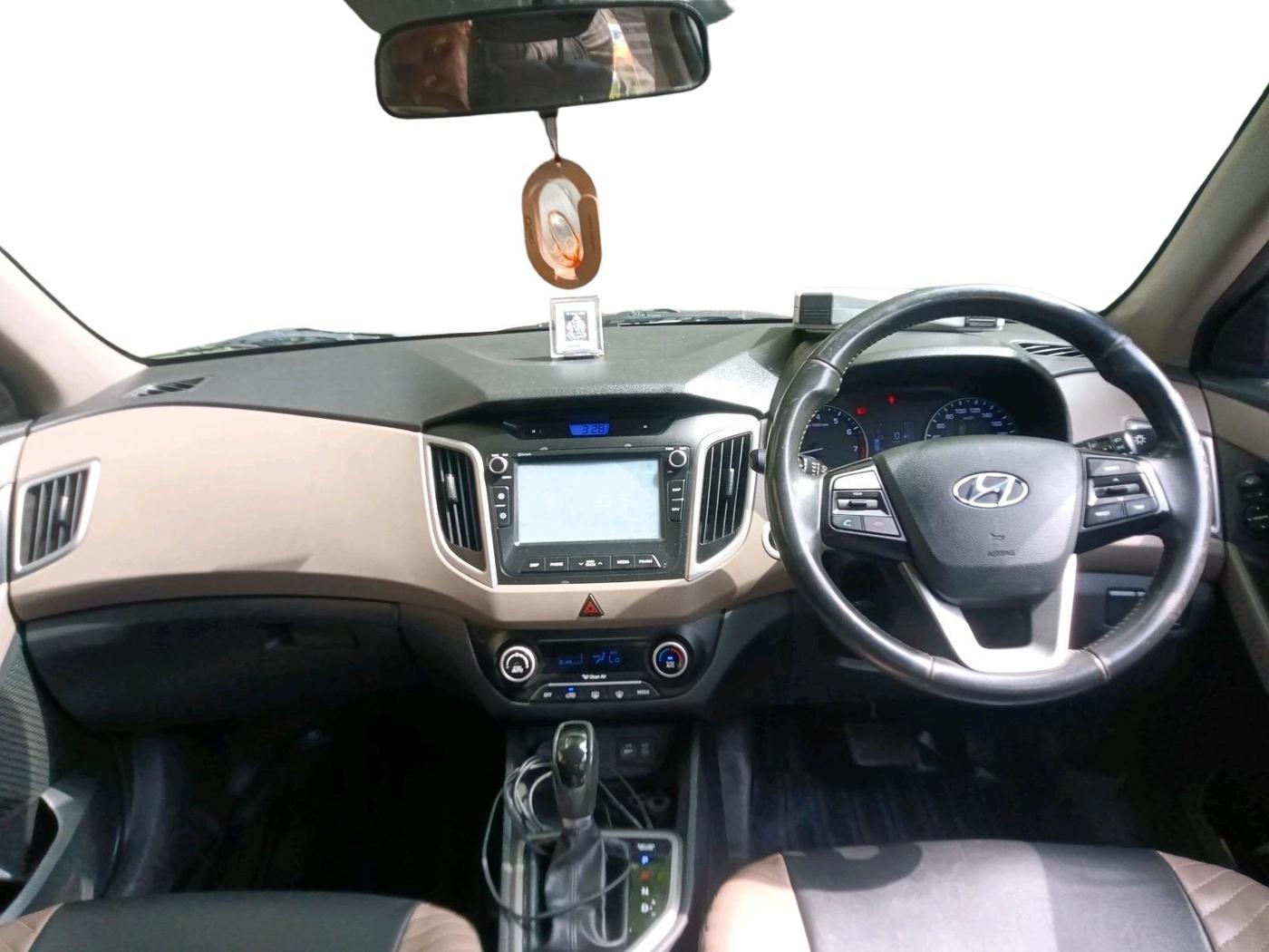 2018 Hyundai Creta SX PLUS AT 1.6 PETROL, Petrol, Automatic, 53,921 km, interior