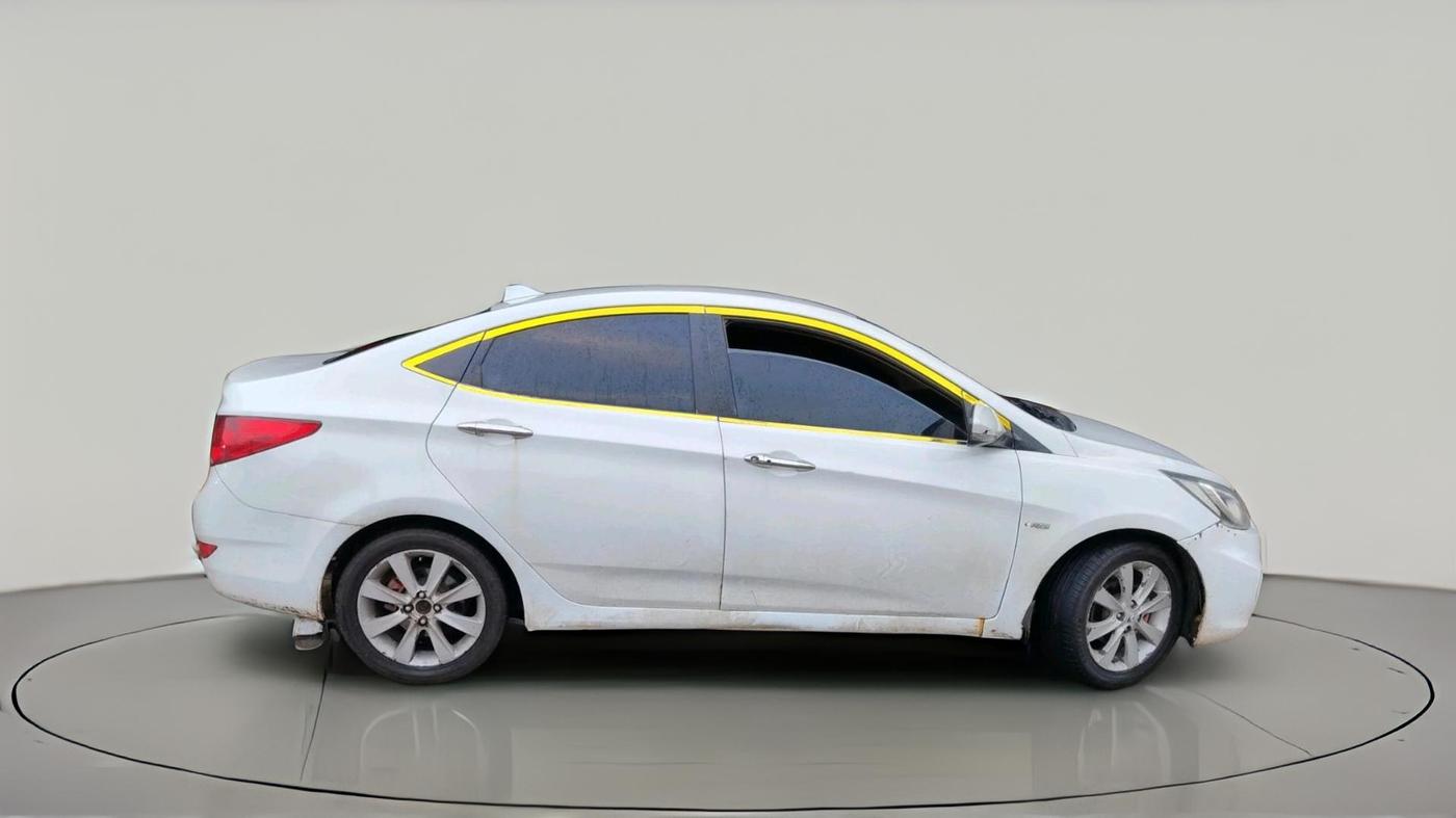 2012 Hyundai Verna FLUIDIC 1.6 CRDI SX OPT AT, Diesel, Automatic, 83,956 km, exterior