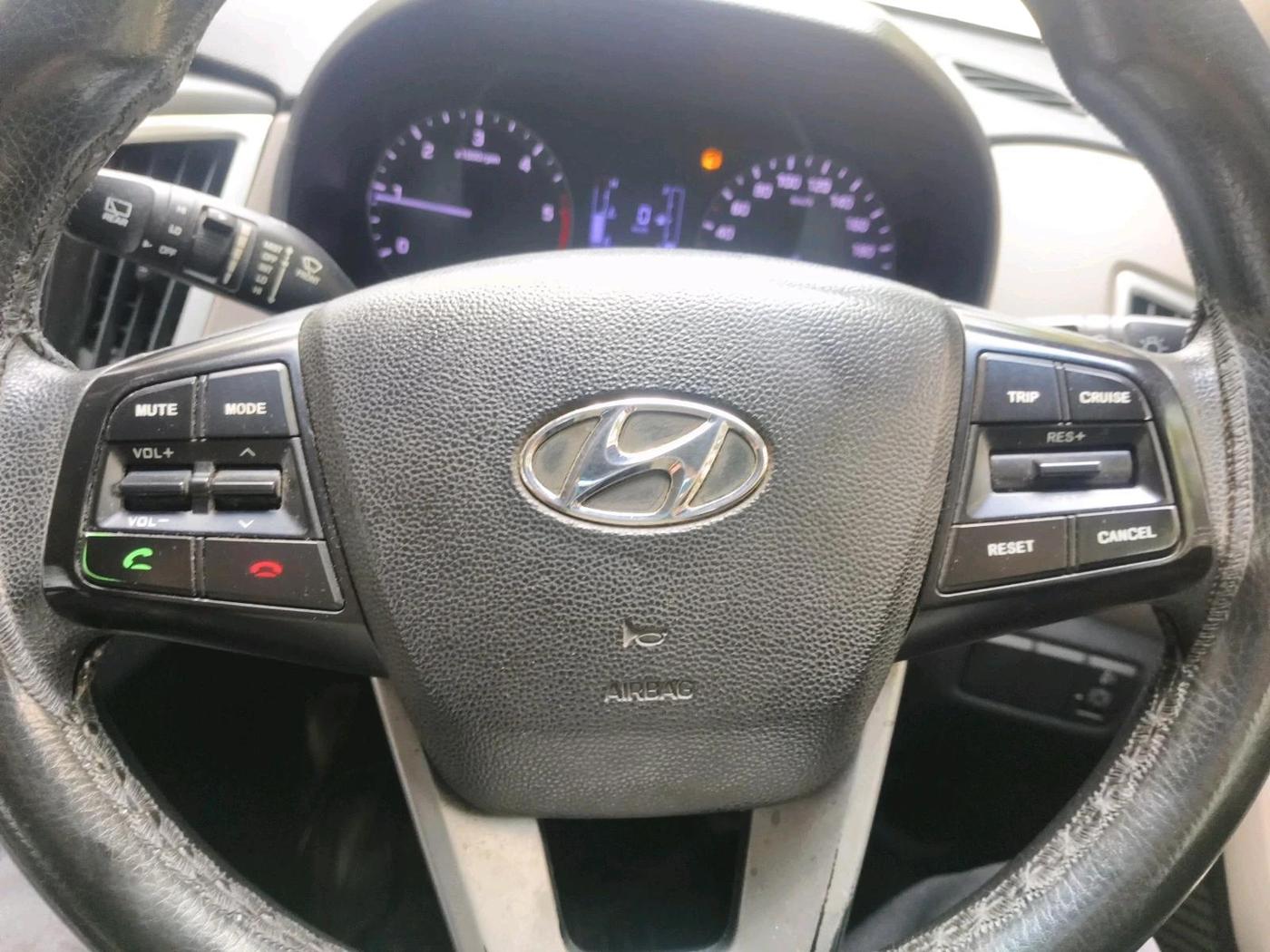 2015 Hyundai Creta SX PLUS AT 1.6 DIESEL, Diesel, Automatic, 90,525 km, interior