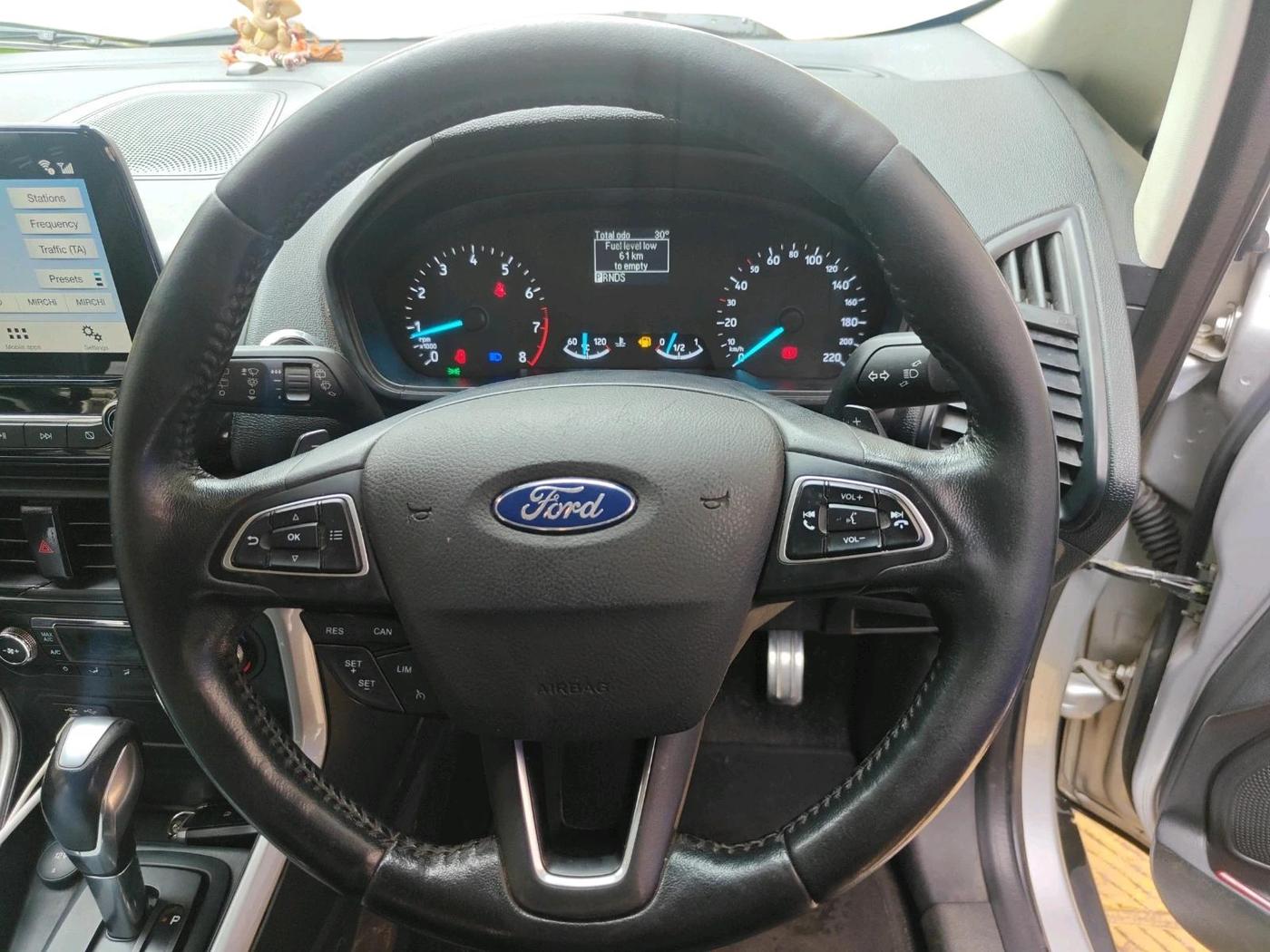 2018 Ford Ecosport TITANIUM + 1.5L PETROL AT, Petrol, Automatic, 59,951 km, interior