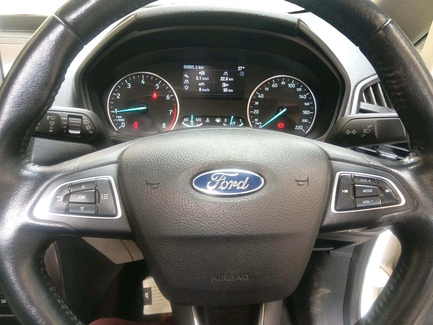 2019 Ford Ecosport TITANIUM + 1.5L PETROL, Petrol, Manual, 50,995 km, interior