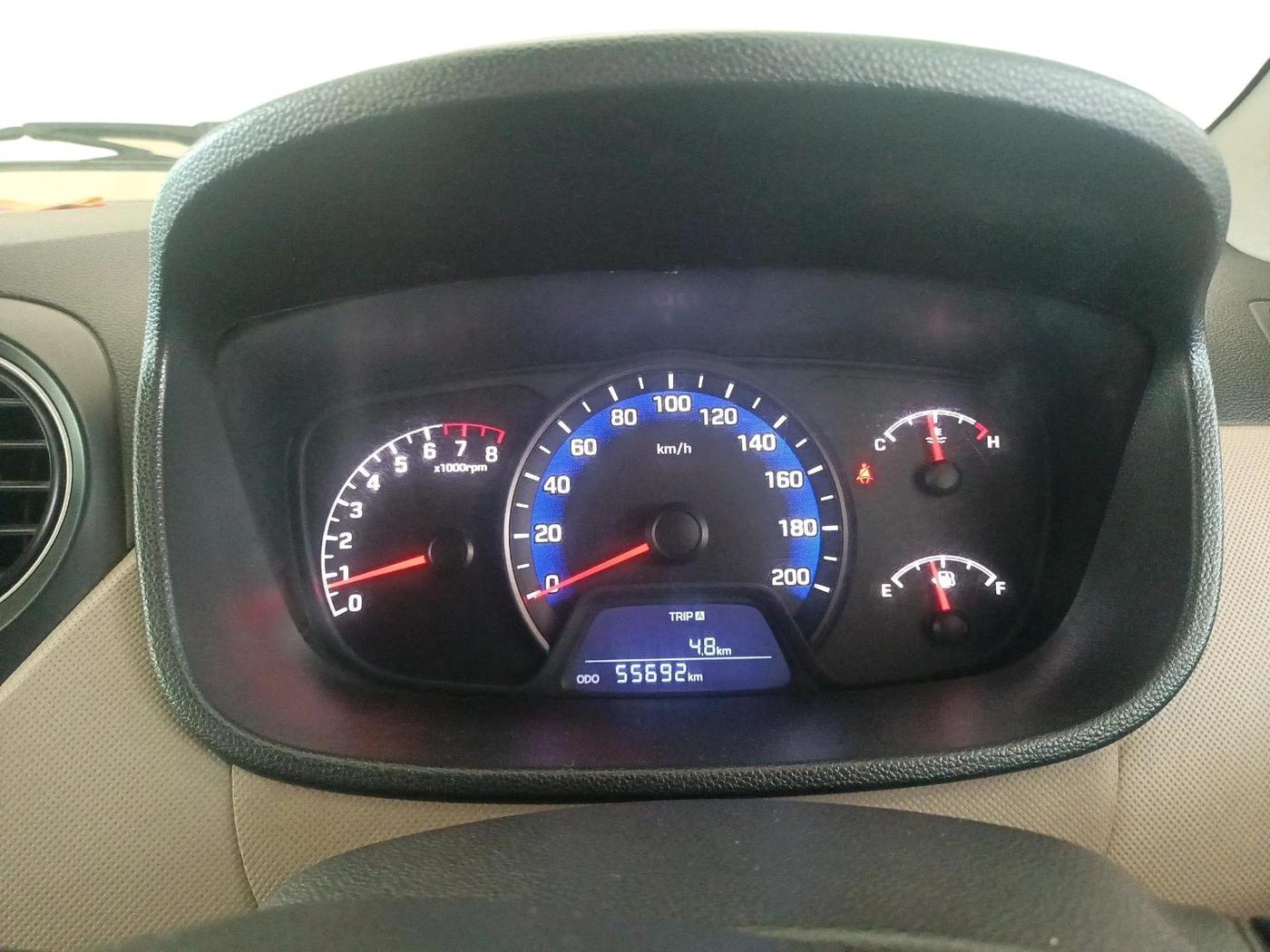 2019 Hyundai XCENT PRIME T  VTVT PLUS  CNG, CNG, Manual, 55,692 km, interior
