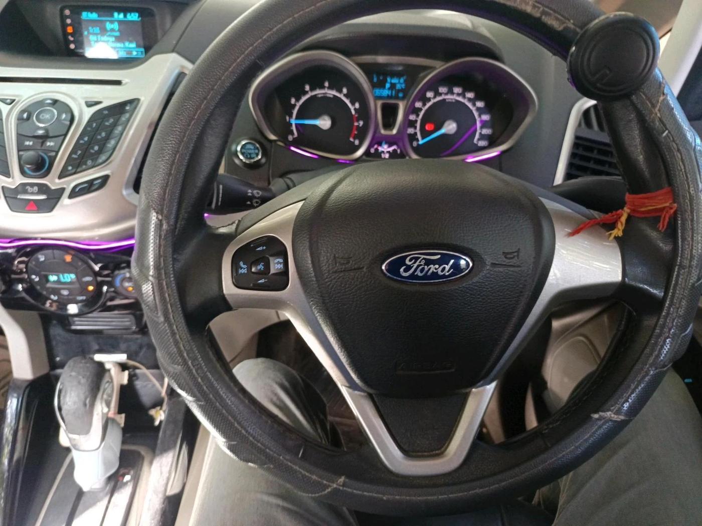 2017 Ford Ecosport TITANIUM 1.5L PETROL AT, CNG, Automatic, 65,844 km, interior