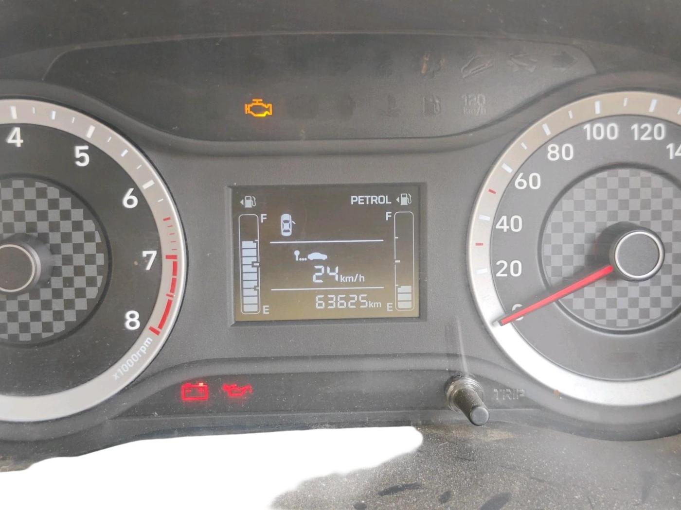 2021 Hyundai AURA S 1.2 CNG, CNG, Manual, 63,625 km, interior